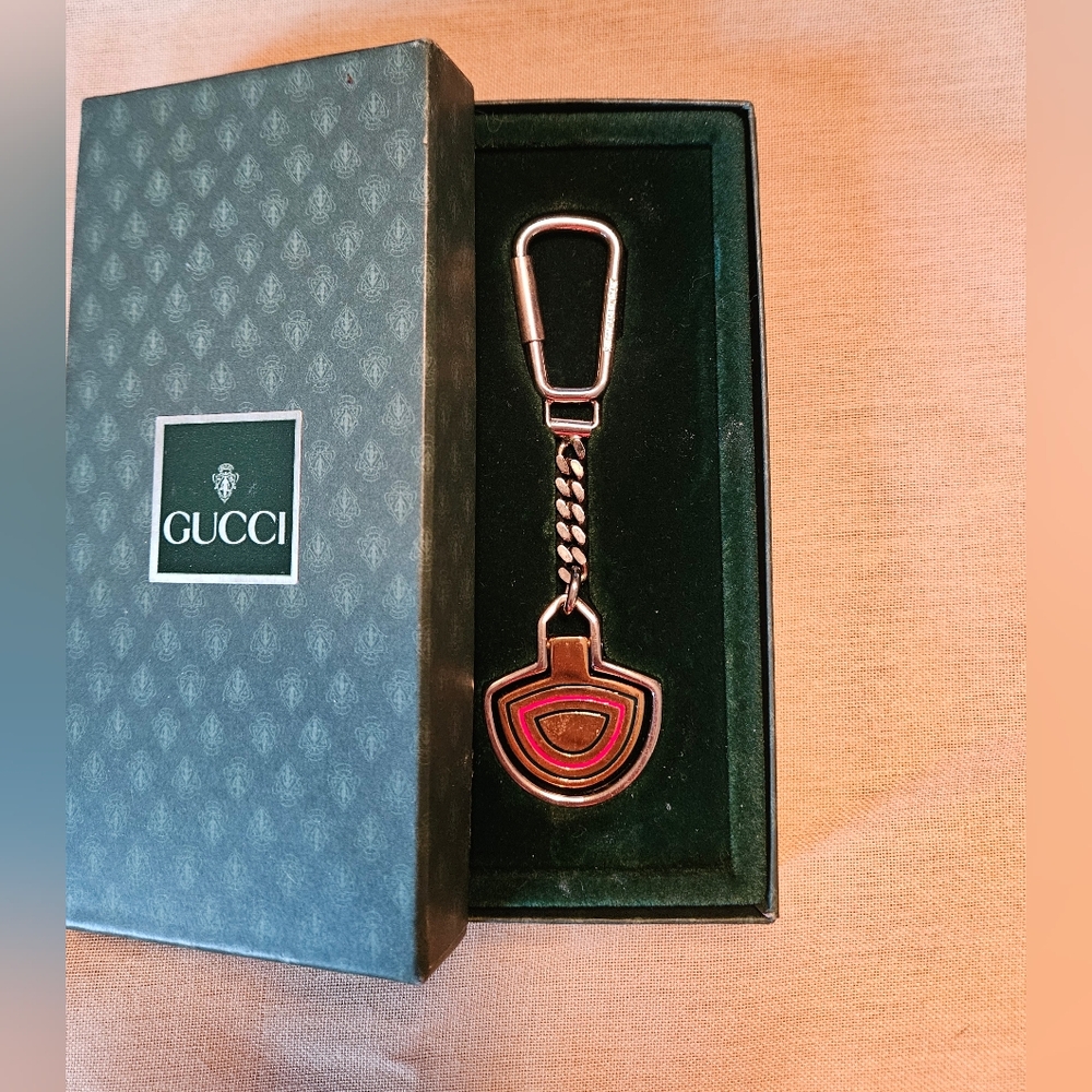Gucci Bag Charm/Key Ring In Box